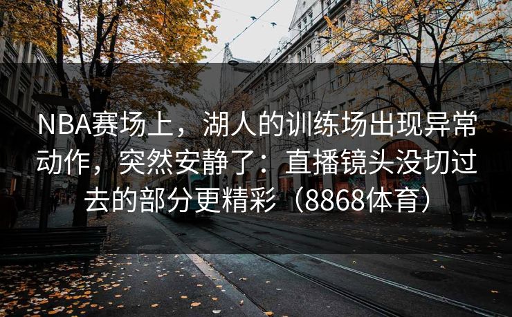 NBA赛场上，湖人的训练场出现异常动作，突然安静了：直播镜头没切过去的部分更精彩（8868体育）